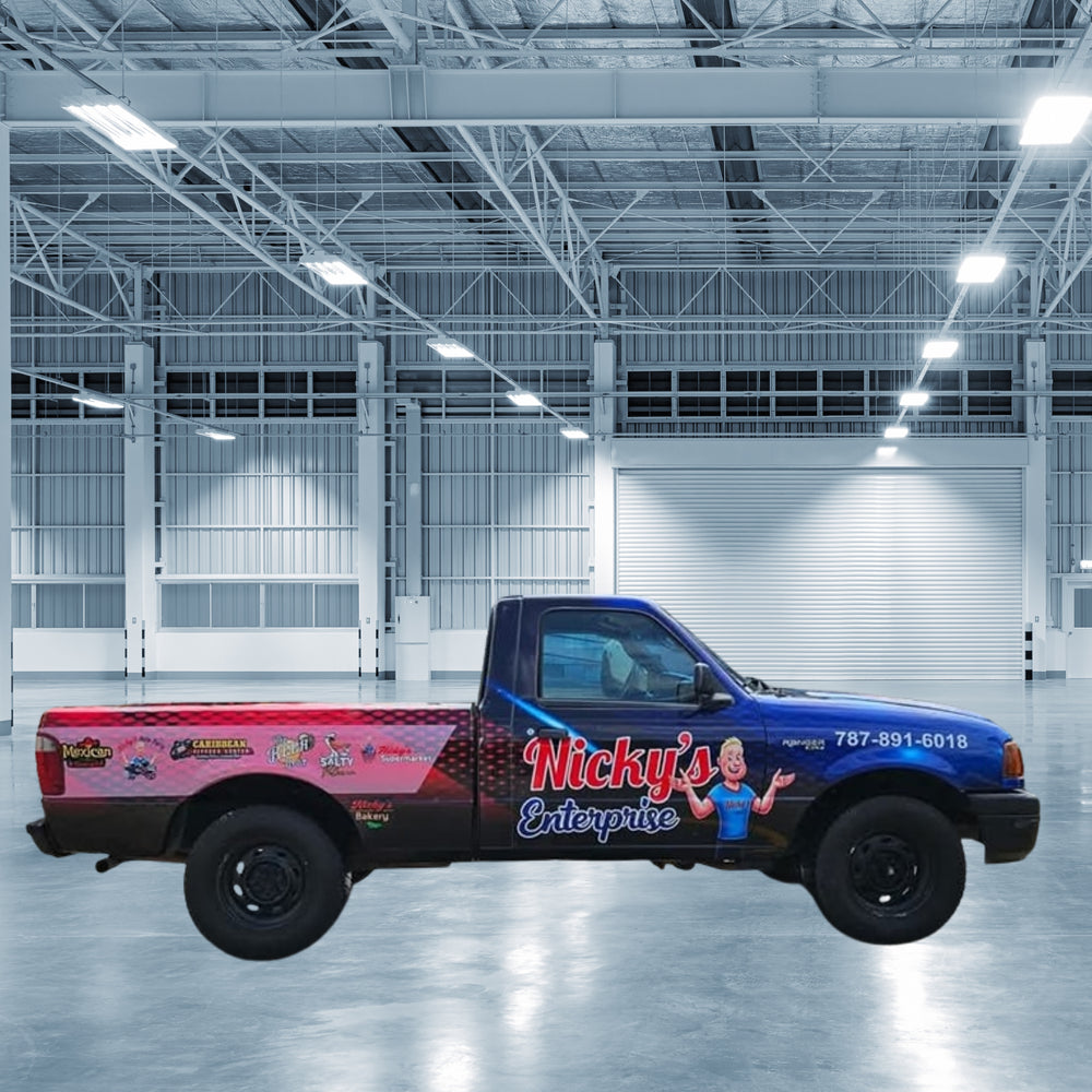 Commercial vehicle wrap
