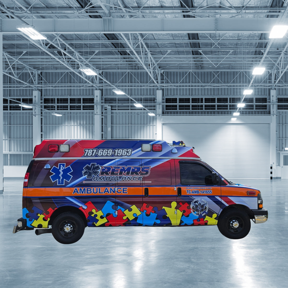 Commercial vehicle wrap