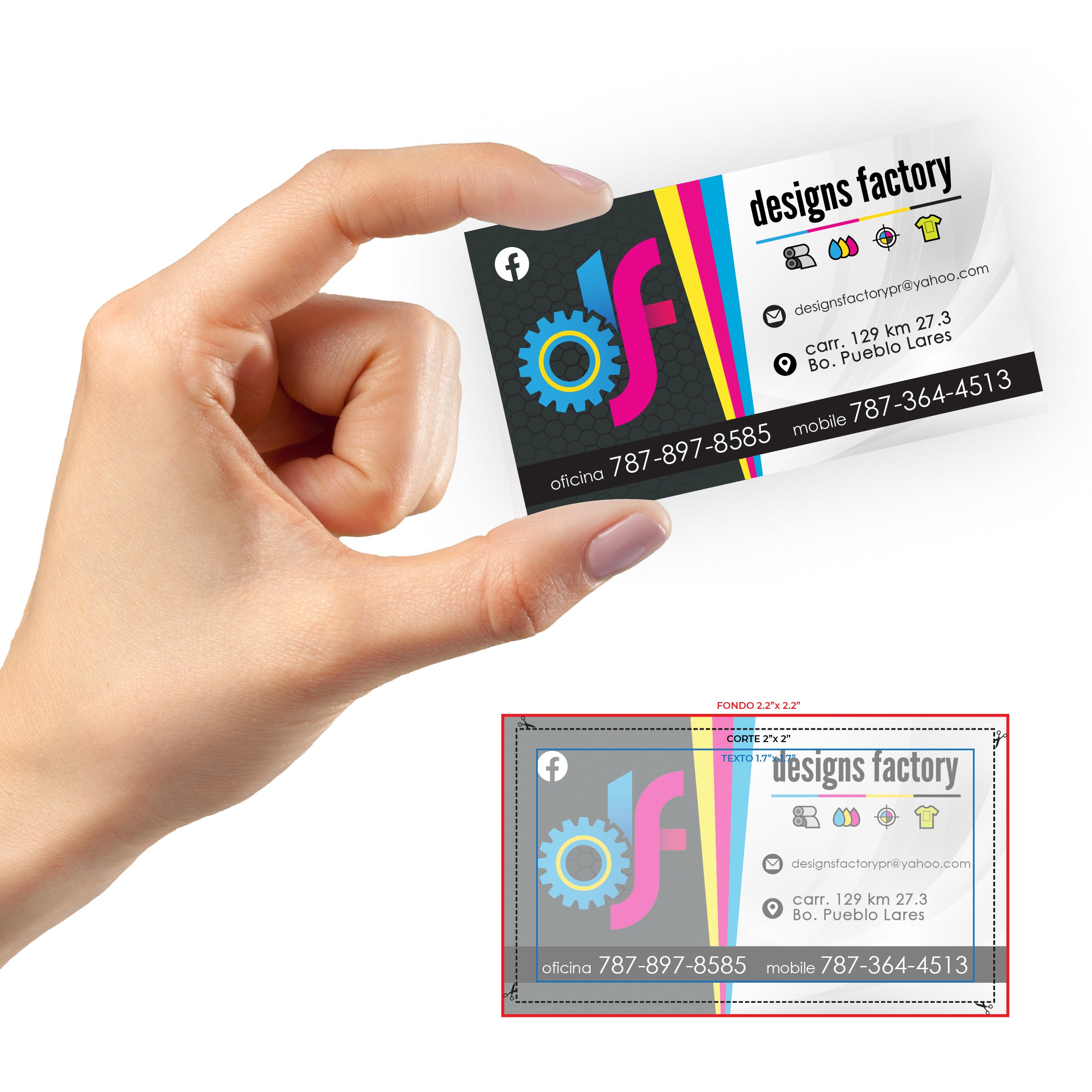 Business Cards 3.5" x 2"