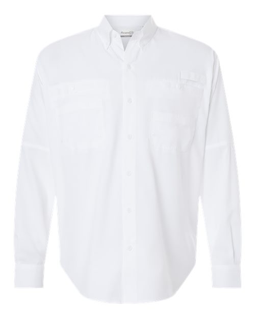 Camisa Pescador con Bordado - Manga Larga - Hombre